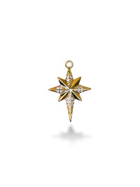 North Star Charm Gold Plated