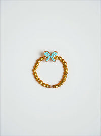 Crystal Beaded Ring Set (5-Piece)