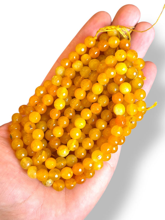 Faceted Agate Natural Stone 8mm