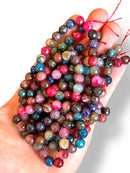 Faceted Agate Natural Stone 8mm