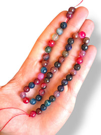 Faceted Agate Natural Stone 8mm