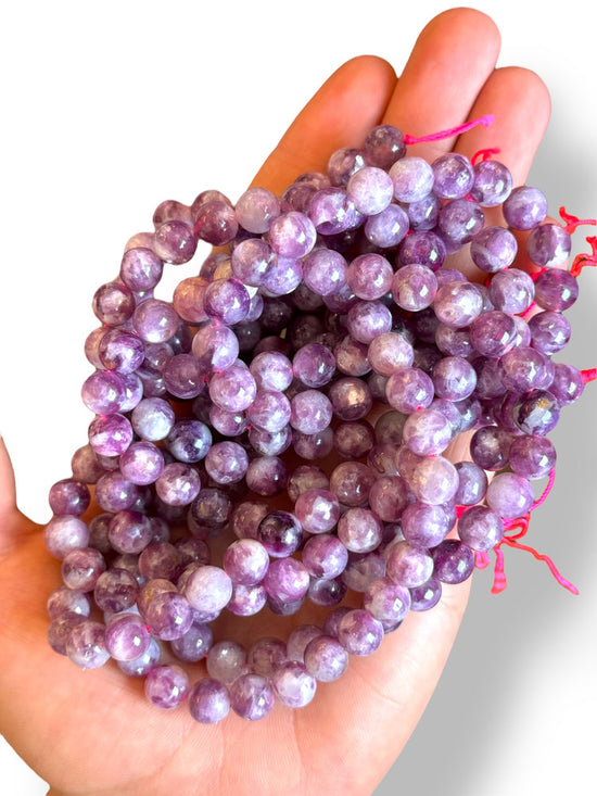 Lepidolite Natural Stone 8mm