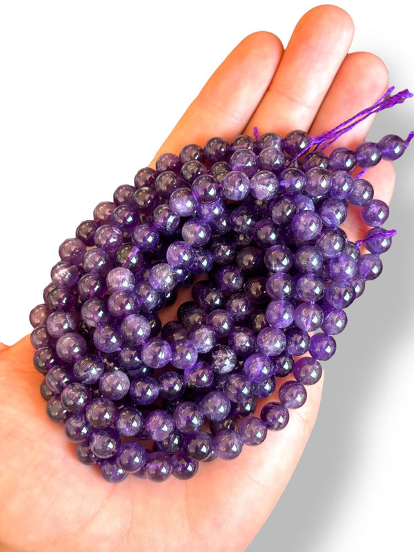 Amethyst Natural Stone 8mm