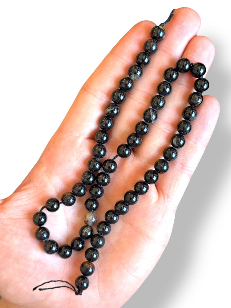 Black Tourmaline Natural Stone 8mm